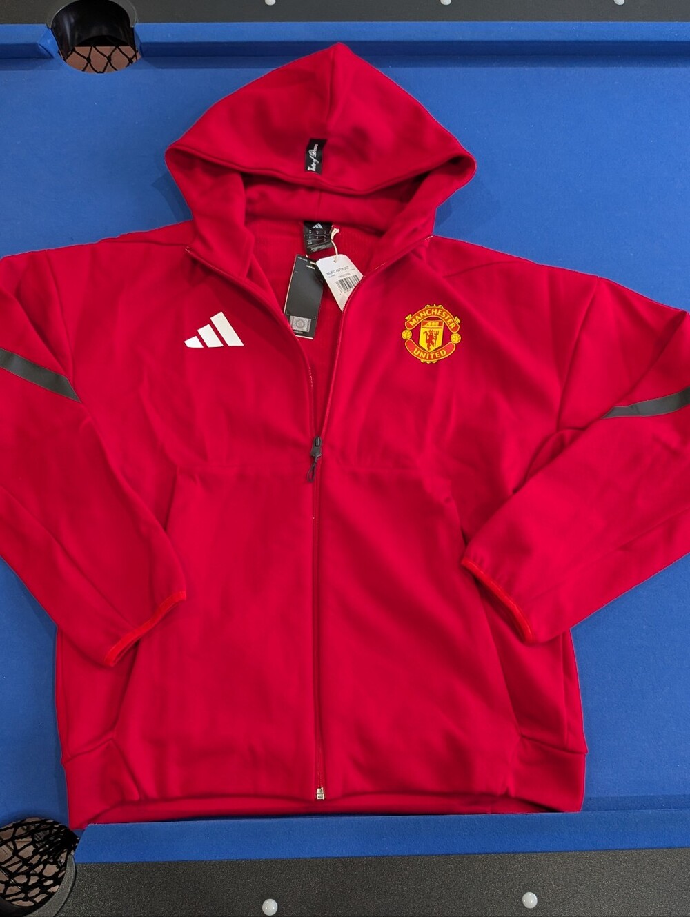 Medium Adidas MUFC Manchester United Anthem Soccer Jacket Men’s JN2901